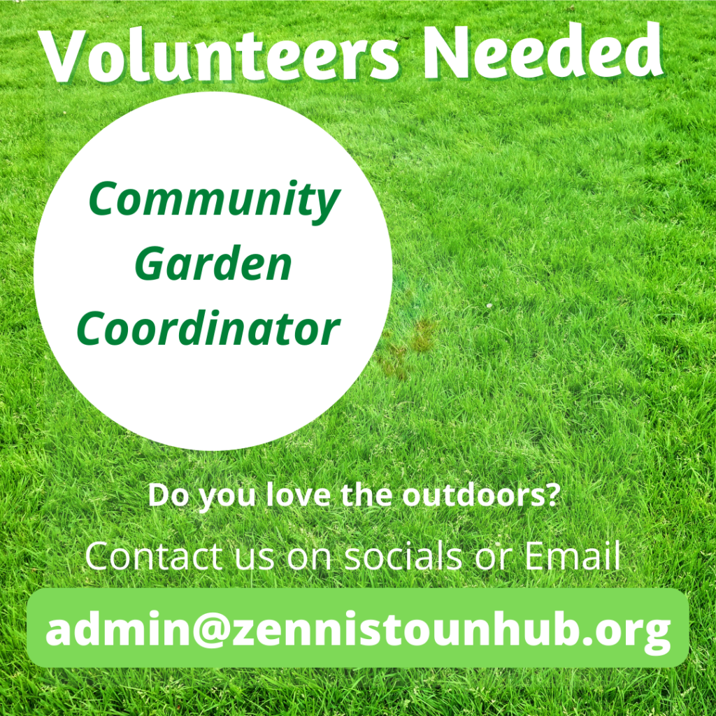 Join our xommunioty garden group with flexible hours and a great positive enviroment where you can meet great new members of our community!